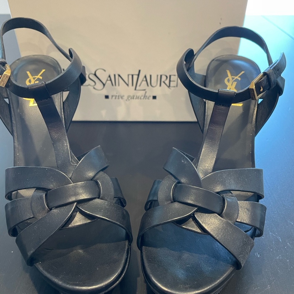 Yves Saint Laurent Tribute sandal black 38